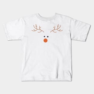 Christmas Rudolph the Reindeer Design Kids T-Shirt